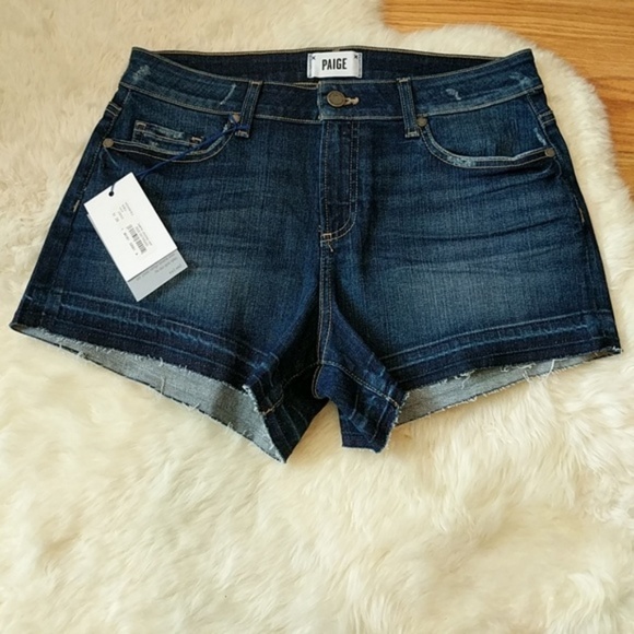 PAIGE Pants - Paige Daryn Cutoff Jean Denim High Rise